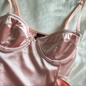 urban satin corset